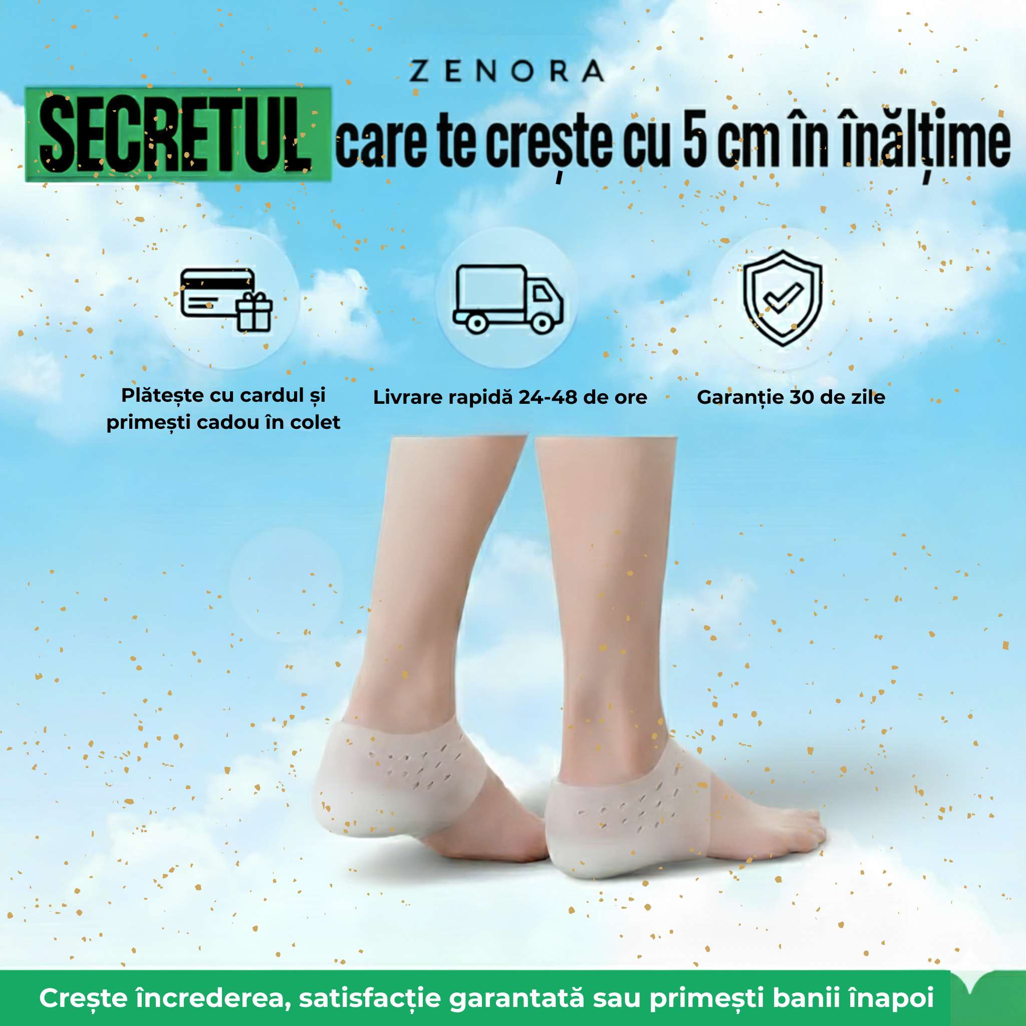 Set 2 Înălțătoare Ortopedice - Zenora