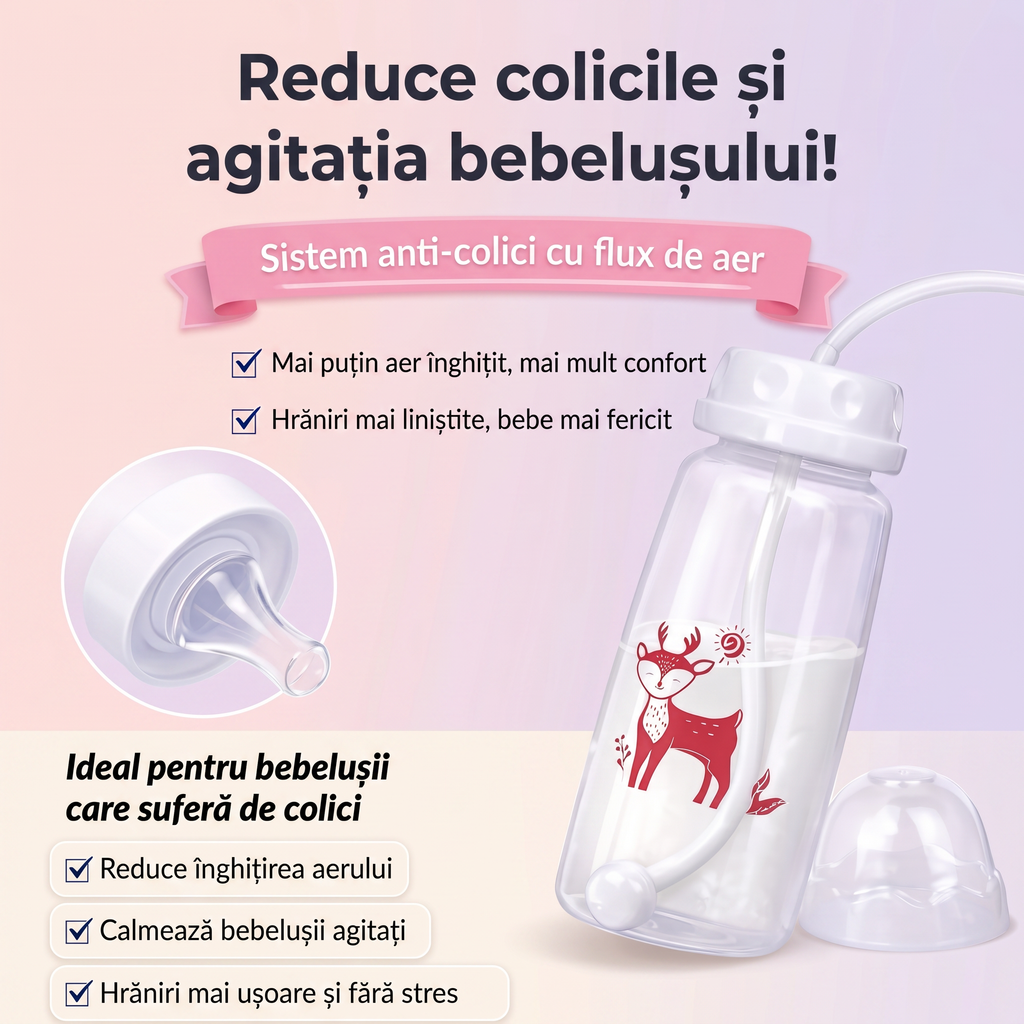 Biberon Anti-Colici Handsfree - Zenora