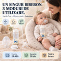 BIBERON ANTI COLICI 3 ÎN 1 – 300 ML