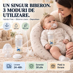 BIBERON ANTI COLICI 3 ÎN 1 – 300 ML